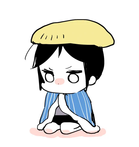 寒さのあまり修行に行くわけでもないのに旅装束を羽織る薬研さん