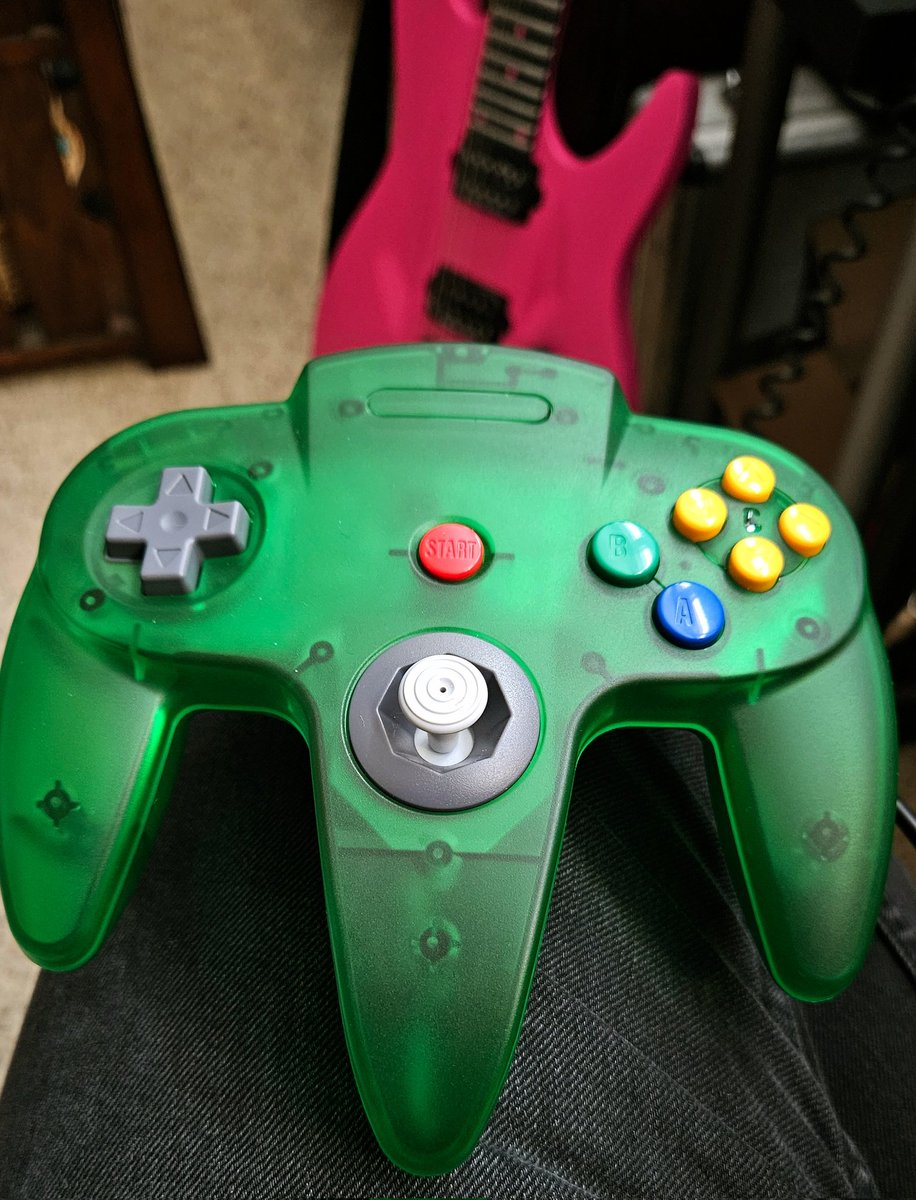 Live now on Twitch.tv/ebx_jonny continuing The Legend Of Zelda Ocarina of Time. And I've got an actual N64 controller now! 😆