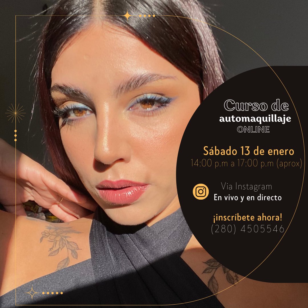 Gimenleon's tweet photo. ya está, me tiro a la pileta 🫡☘️🤞🏽
soy maquilladora profesional y voy dar mi primer taller de automaquillaje online 🫶🏼 
si te interesa aprender contáctame y sino, deja tu RT para que a alguien más le llegue y de paso me ayudas 💜
ig: gimeleonmkp https://t.co/FDjlJDyF0t