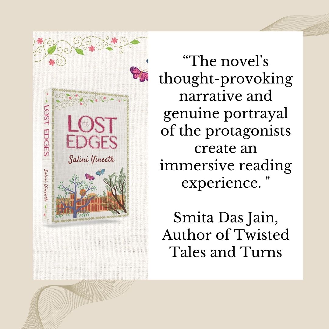 salini_vineeth's tweet photo. It makes me so happy that even after 8 months of its release, Lost Edges still has great reviews from readers and fellow writers. Lost Edges is available on Kindle Unlimited and as paperback on Amazon. #LostEdges #BookRecommendation #ReadingList2024
https://t.co/KKgNjkUbNE https://t.co/hs4BH3BOsK