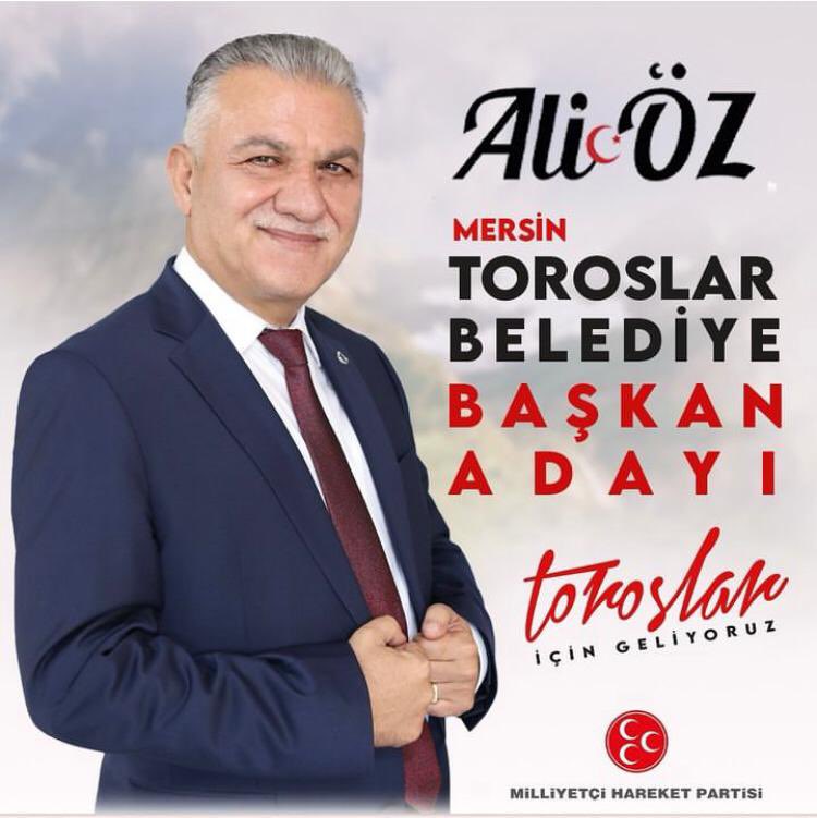 Kıymetli  dostum,ağabeyim Dr.Ali Öz Toroslar Belediye Başkan Adayı olarak görevlendirilmiştir.Durmak yok yola devam inşallah.