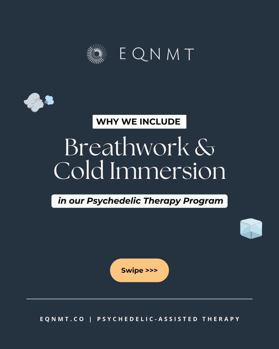 EqnmtHealth's tweet photo. ☃️✨Breathing &amp; Freezing for Mental Health? Sort Of...

🌐 https://t.co/q1hnbQRz5d  🍄 NEW Dates for 2024 Available, from FEB - JUNE ✨️

#MentalHealth #Breathwork #ColdExposure #PsychedelicTherapy #PsychedelicAssistedTherapy #Resilience #coldwatertherapy #NewYearsResolution https://t.co/aICqdzZQhu