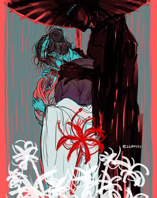 九人兄弟お母さん妄想落書き/長男誕生日 