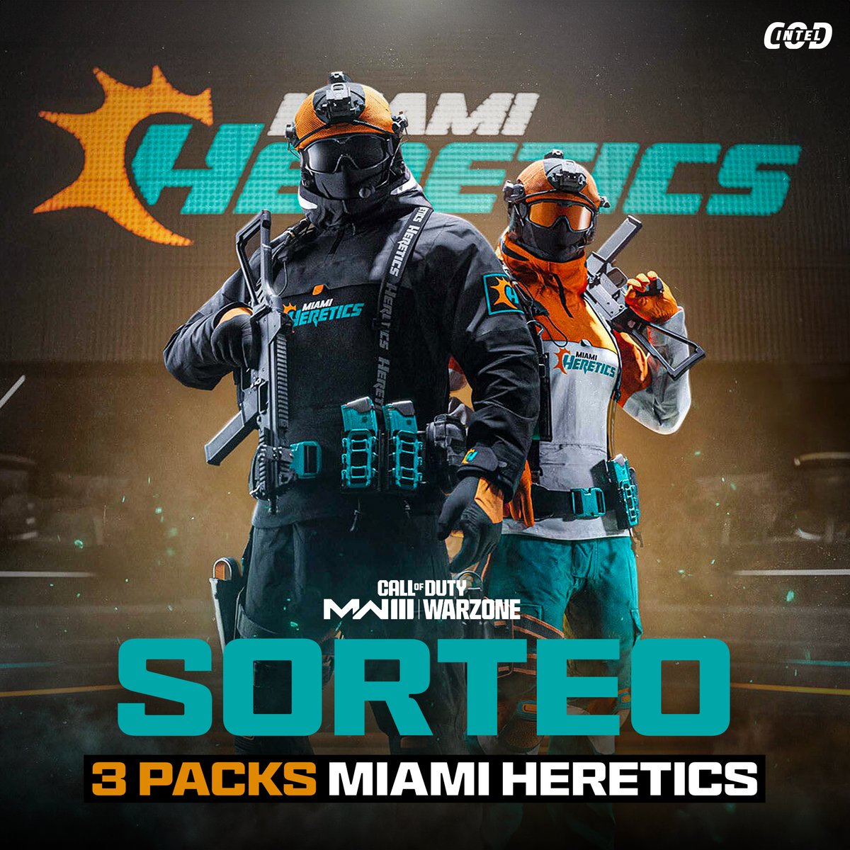 CoDIntelES's tweet image. SORTEO de 3 Paquetes de Miami Heretics (PC)

Para participar:
1⃣ Dar RT
2⃣ Seguir a @MiamiHeretics &amp;amp; @CoDIntelES

El sorteo finaliza el sábado 13 de enero. Los ganadores se publicarán en respuesta a este post.

Suerte a todos y gracias al equipo de Heretics por los códigos! 🫶🏼