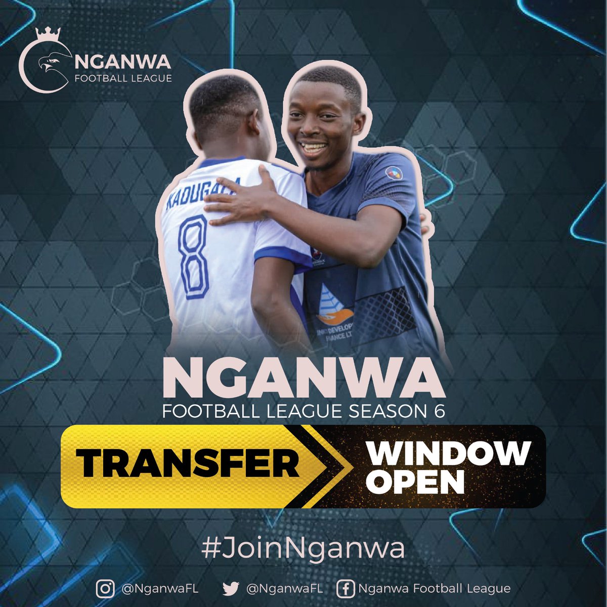 📰 🗞️ Transfer talk...Tic Tac Toe.  The crazy window is here ,let's see who goes and who signs for your clubs..
<a href="/FcMasasi/">Masasi FC</a> @FcNganwa <a href="/JoashAijutsya1/">Chairman Jo 🇺🇬🇰🇪</a> <a href="/TKyangabukama/">FC_Kyangabukama🎖</a> <a href="/ekikanisa_fc/">Ekikanisa Fc</a> <a href="/alaphati_t/">Tumusiime Alaphati</a> <a href="/ReganSande/">Regan Sande</a> <a href="/TheTermites2003/">Plus Two Sports League</a> <a href="/ChaapaLeague/">Chaapa League</a> 
#JoinNganwa