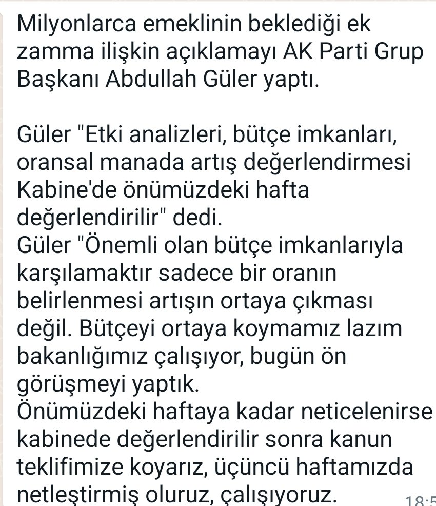 Yani İllere göre emekli sayısı aldıkları maaşlar değerlendiriliyor. Seçime etkisi hesaplanıyor ve genel bir etki analizi ile seçimlere etkisine göre işçi,  çifçi ve esnaf Emeklisinin Refah payı belirleniyor.
Peki neden memur emeklisine direk zam verilip etki analizi yapılmıyor!