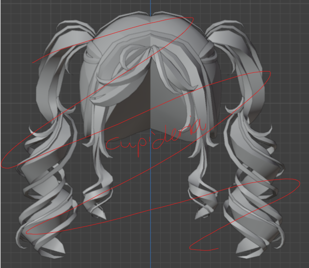 finally made more hair !!
learned spirals :O

( already sold ^_^ )