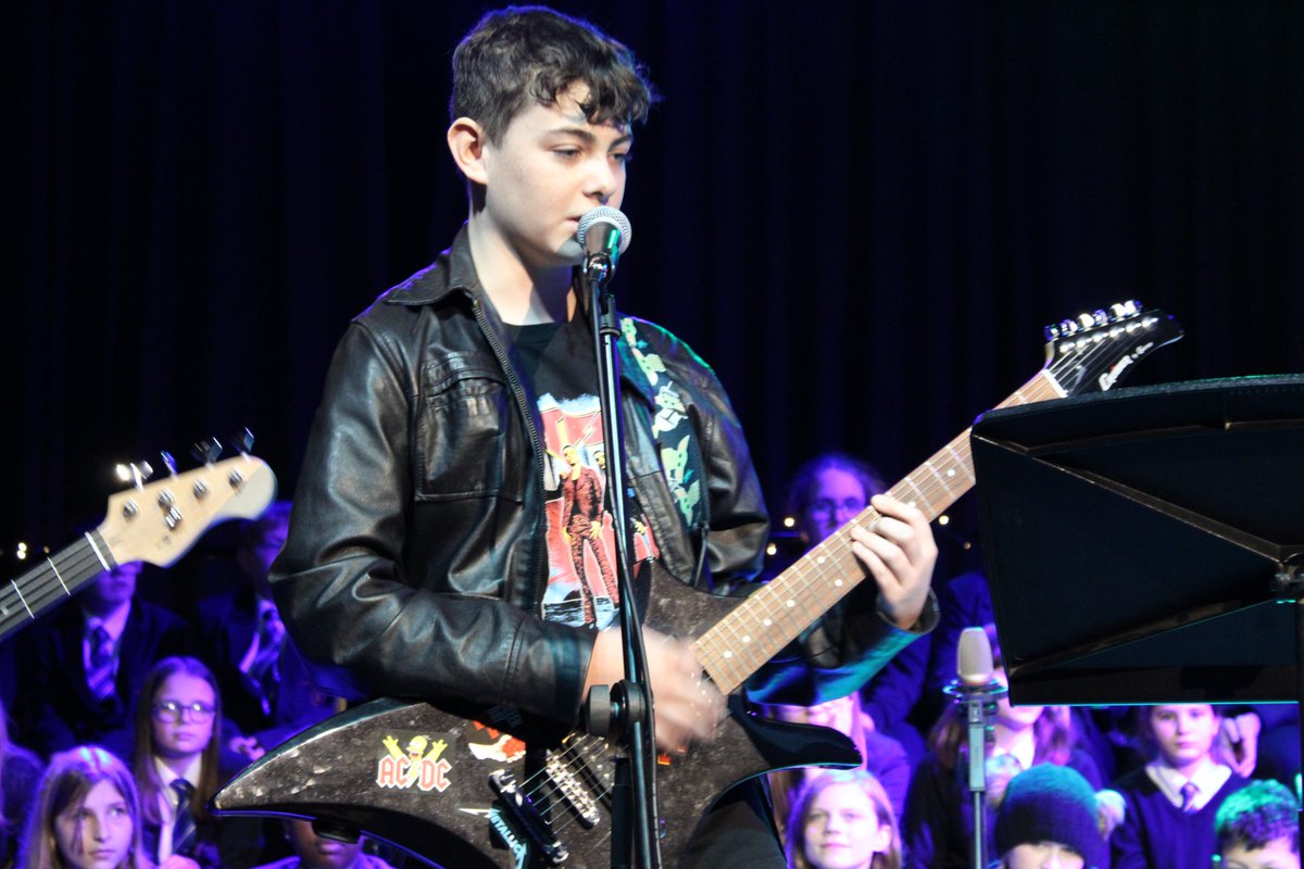 Some of our wonderful musicians performing in the Christmas concert. <a href="/WorleCSA/">WCSA</a>