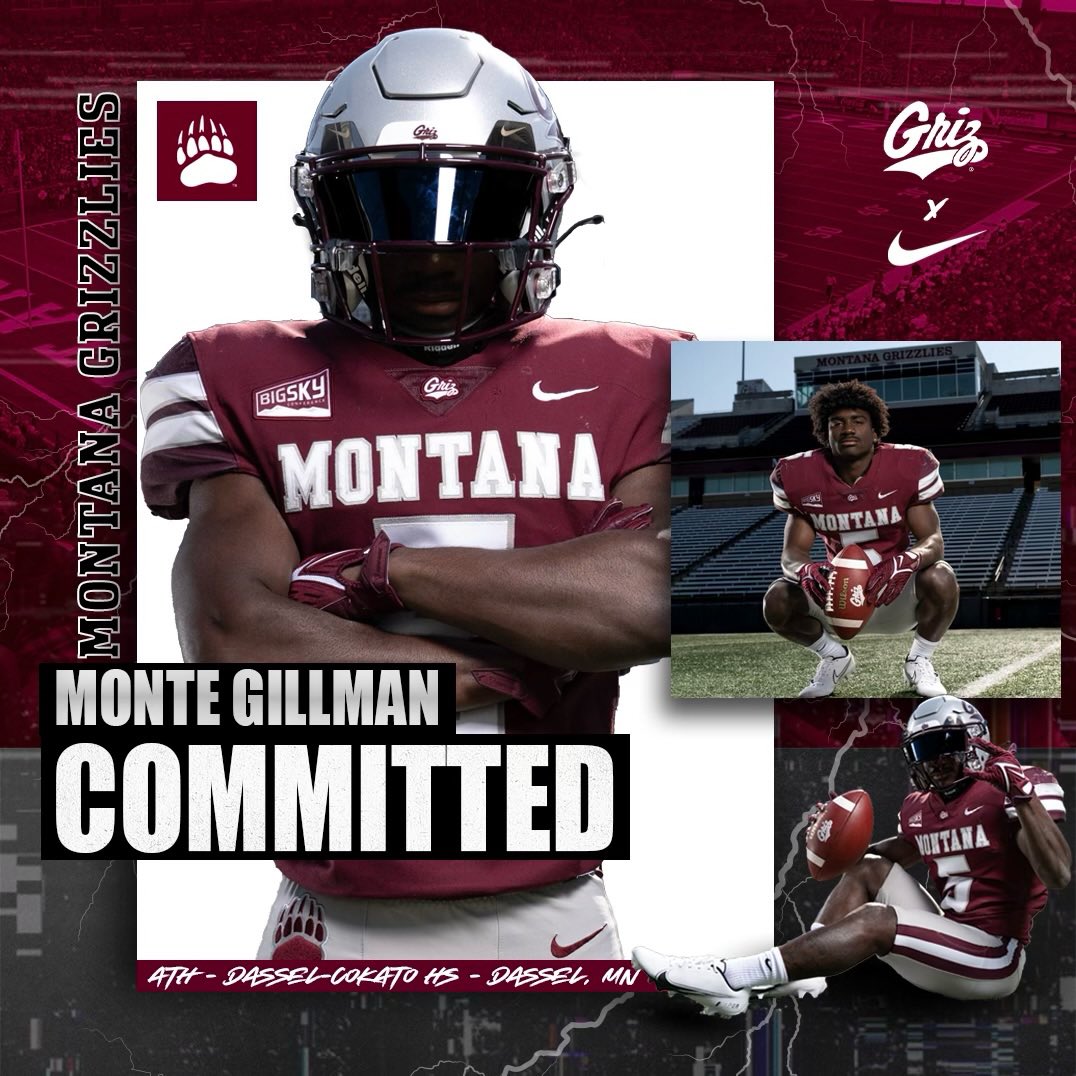 Truly am blessed for the opportunity to come join the Montana Griz football 🏈 team this fall @MontanaGrizFB @GriCoachGreen @KeatonJ_3 @DCChargersFB @captureathletic @IkeNelson_