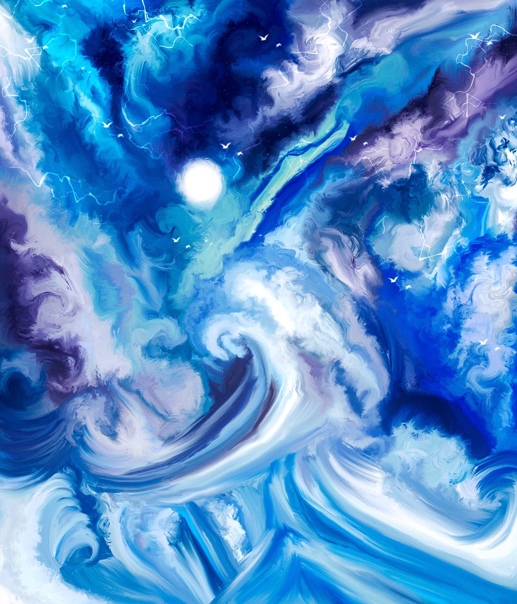 New drop on <a href="/exchgART/">Exchange Art</a> 
‘The Great Waves’
Reserve 0.3 SOL

Link below 🔽❤️