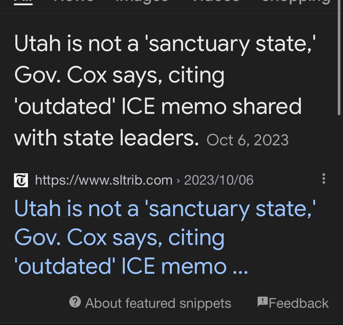 phil_lyman's tweet photo. Seems odd that the governor of Utah is not aware of our sanctuary state designation. Even odder, is his determination to convince Utahns that we are not a sanctuary state.
#utpol #utgov
#FreeUtah
#MUG https://t.co/rdTChYbkh6