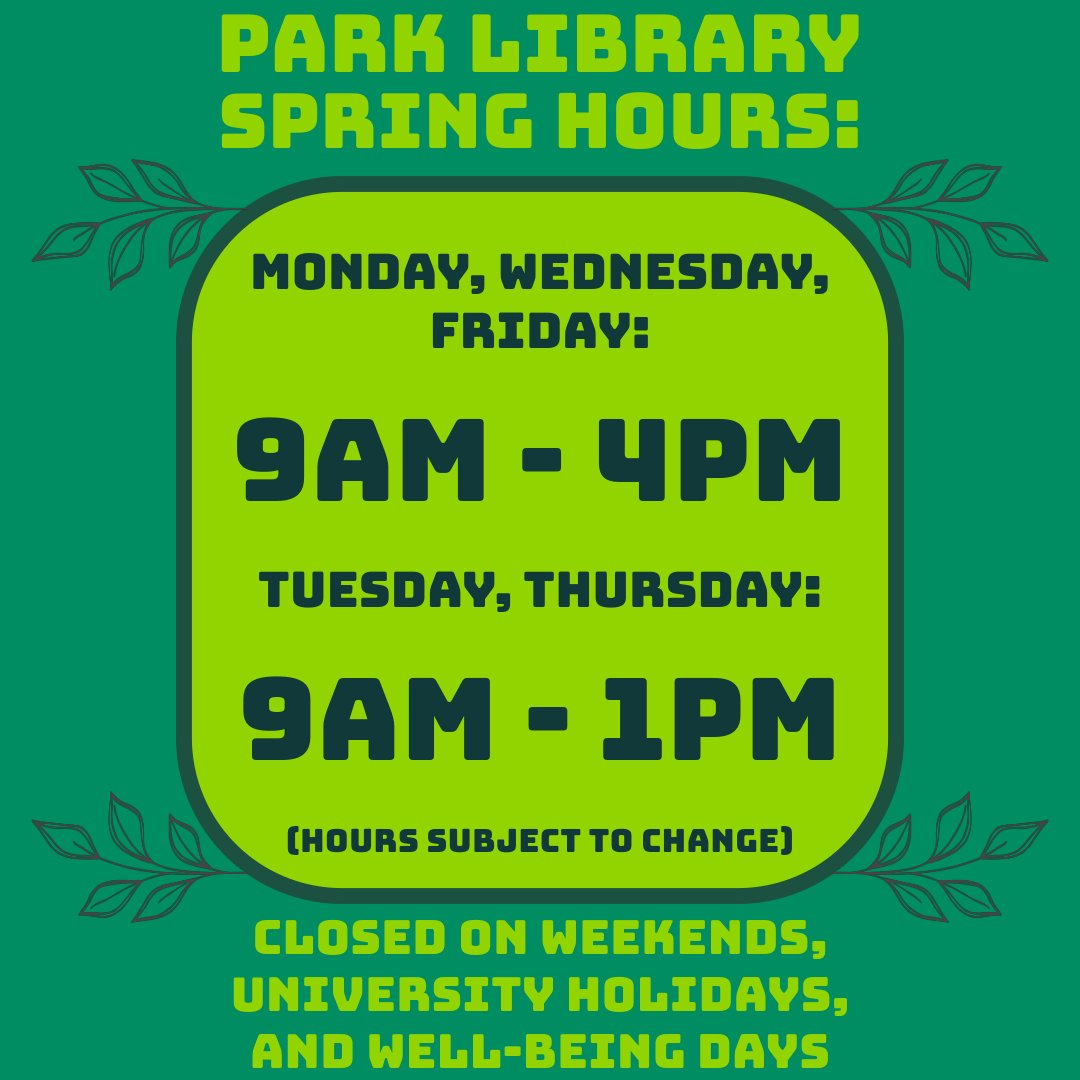 UNC Park Library tweet media