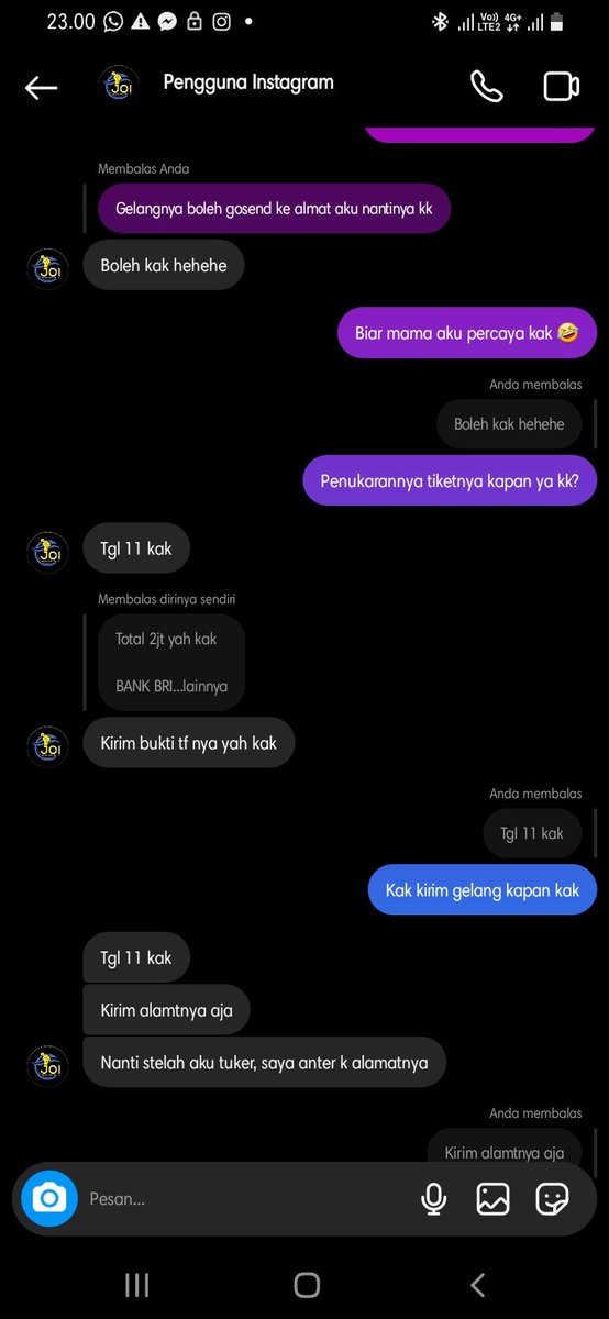megarezeki854's tweet photo. Ini bukti dm an dia ama aku ya teman2,,,
#jastiptiketkonser #konsernct#nctjakarta
#konsernctzen #nctzen #NCT127_NEOCITY_THE_UNITY https://t.co/RyvhUN5TAp