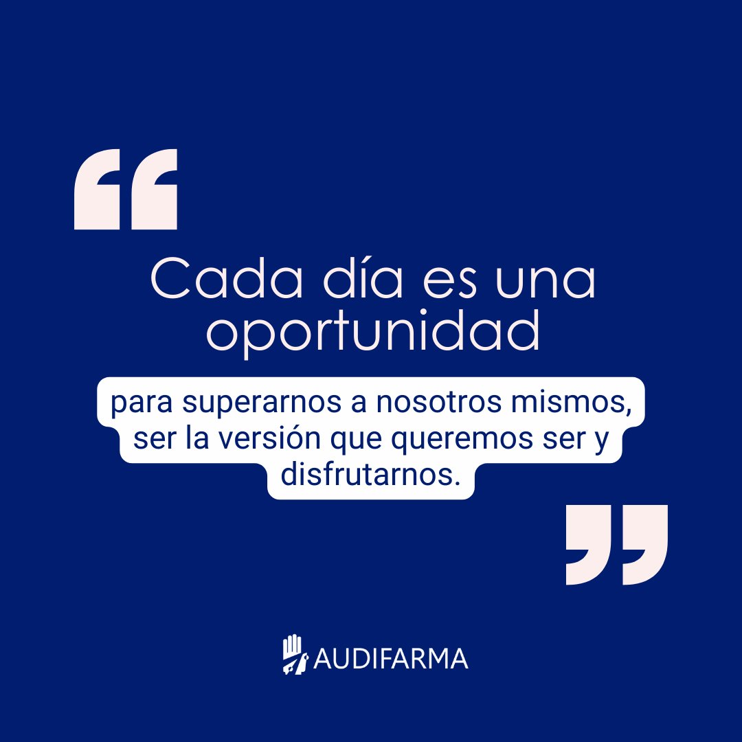 Audifarma_SA's tweet photo. En cada amanecer, encontramos la oportunidad de ser la mejor versión de nosotros mismos. ¡Aprovechemos cada día para superarnos, disfrutarnos y ser quienes realmente queremos ser! 💪✨ #SuperaciónPersonal #CrecimientoDiario https://t.co/N4OolckAo3