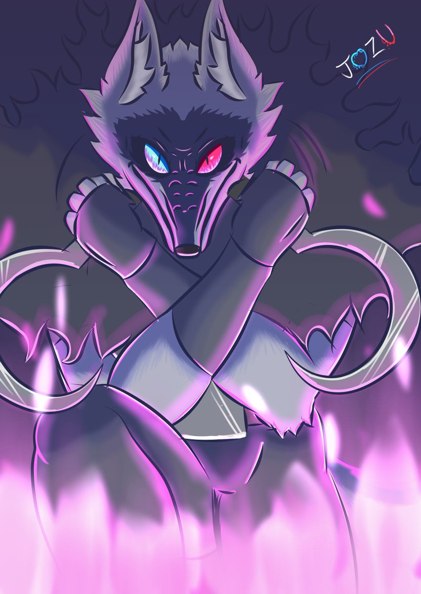 zZJAZUZz's tweet photo. 🩵jazu form death of puss in boots the last wish/jazu forma muerte de el gato con botas el ultimo deseo🩷
I JUST LOVE THE SMELL OF FEAR!!!
#art #digitalart #fanart #pussinbootsthelastwish #originalcharacter #form #wolf #death #wolfdeath #flame #shadow #illustration #2d https://t.co/YdqDcalnZR