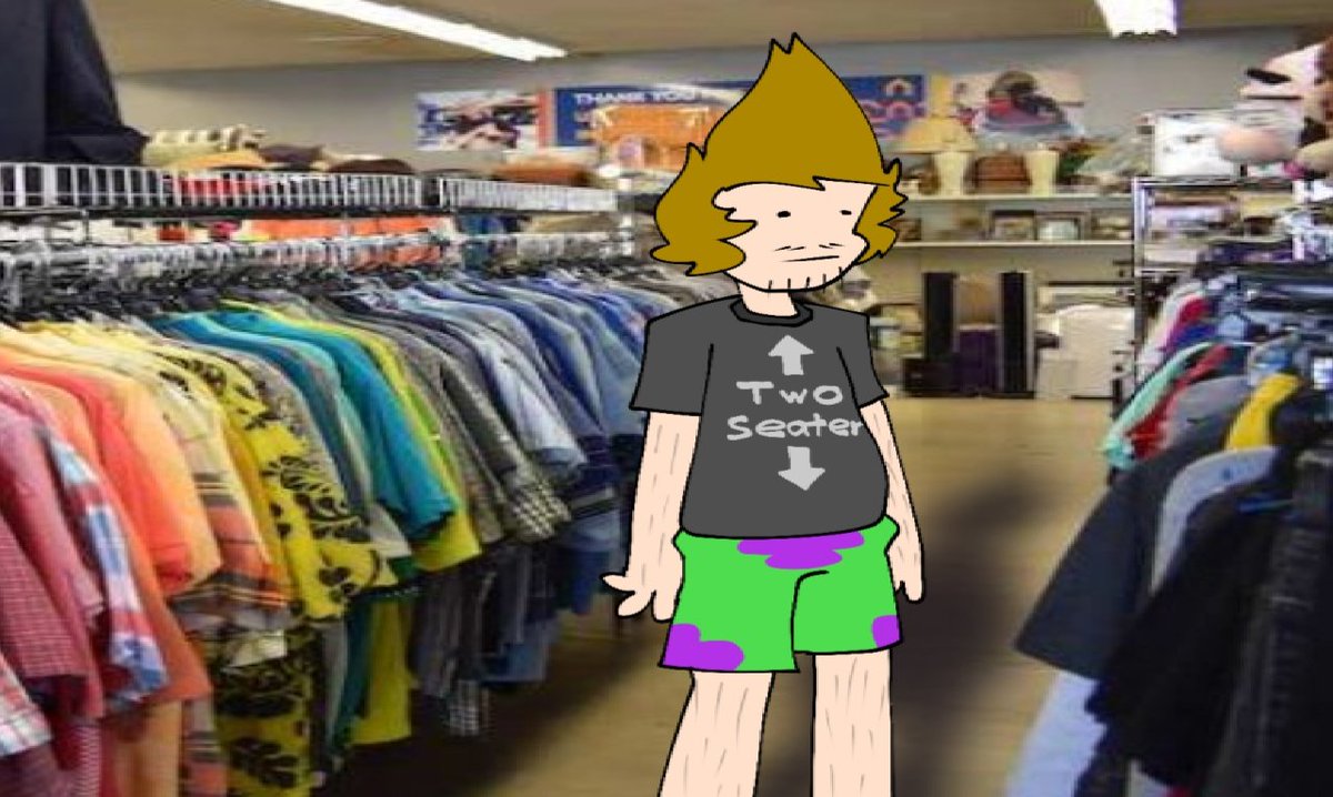 "Go thrifting,  that's where all the heat is"
The heat in question: