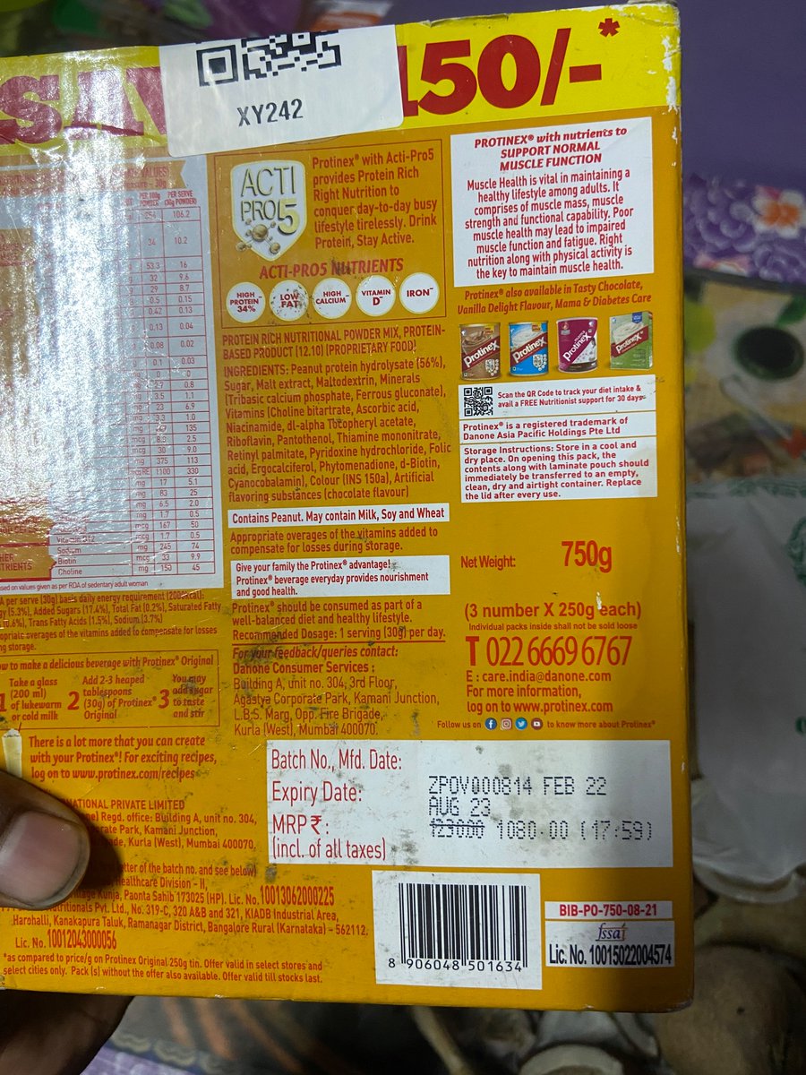 jiffyworldz's tweet photo. @letsblinkit new scam, they send expired items and tell they’ll replace the items post which there won’t be replacement nor refund even after multiple follow up. https://t.co/IauNWOKSPd