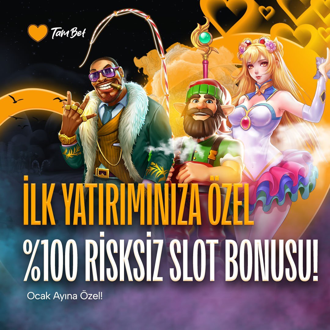 🎰 İlk Yatırıma Özel %100 Risksiz Slot Bonusu İle Kazanmayı Garantileyin ! 

‼️ Detaylar İçin Sitemizin Promosyon Sayfasına Göz Atabilirsiniz.🔽

🤍 Bahsin TAM kalbinde bol şanslar!

🌍 t2m.io/tambet