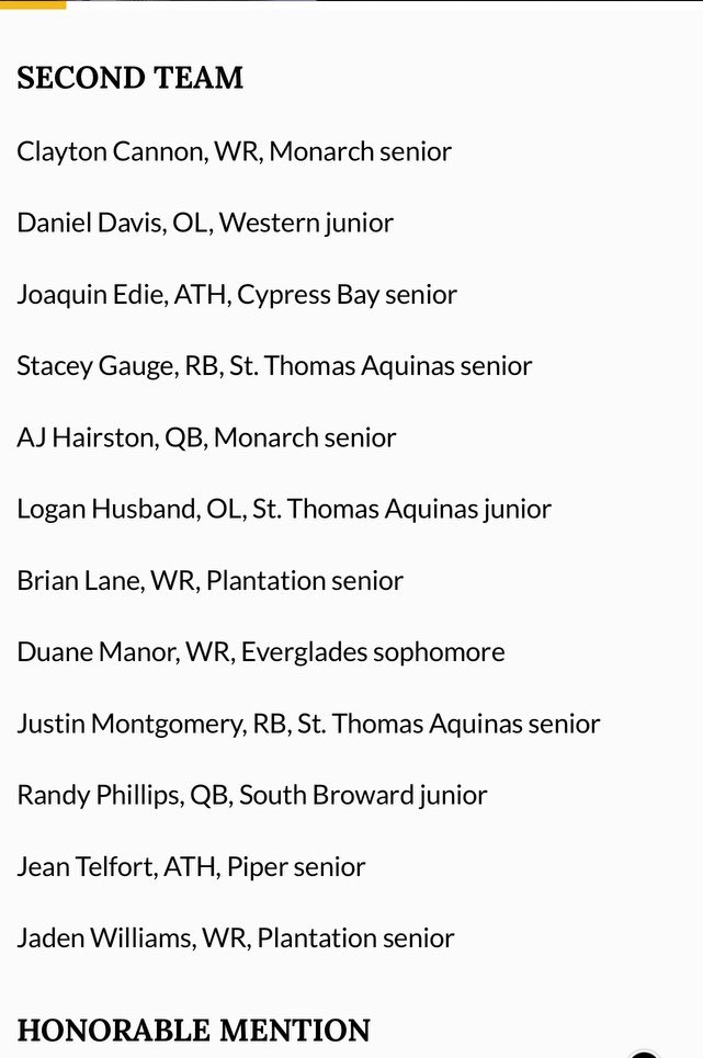 Blessed to receive Second Team All-County💫🙏🏾