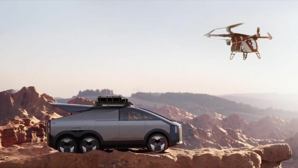 stupidDOPE's tweet photo. In the buzzing realm of cutting-edge automotive innovation at CES 2024, XPeng, the Chinese automobile powerhouse, has dropped a bombshell with its Land Aircraft Carrier—a futuristic 6×6 all-wheel-drive marvel that’s…
… https://t.co/IVtWmdlTfy #ElectronicsTech #Latest #Rides https://t.co/txVXQOlUeb