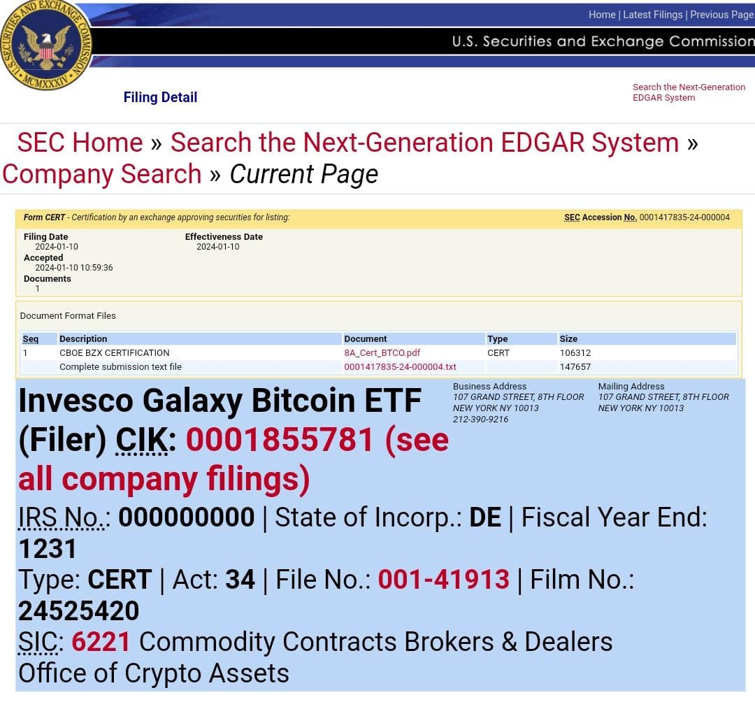 Bitcoin ETF approved (again) 🚨🚨🚨