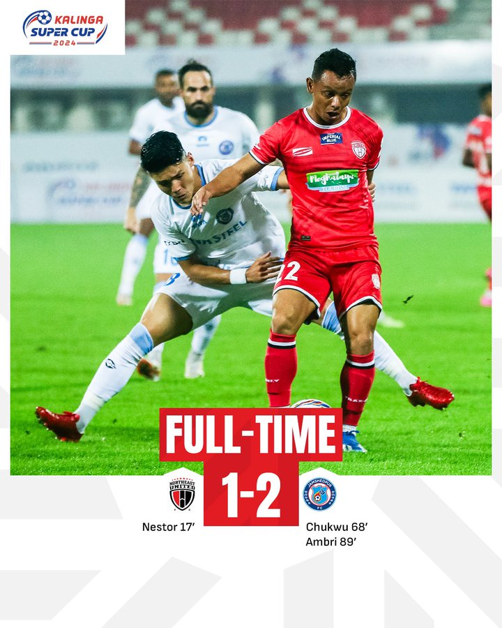 Manvith_2008's tweet photo. #KalingaSuperCup Group B results 

Kerala Blasters FC wins against Shillong Lajong FC    by 3 - 1

KBFC 3 - 1 SLFC

Jamshedpur FC gets a last minute winner by Steve Ambri at the 88th minute to take win against Northeast United FC

JFC 2 - 1 NEUFC

#KBFCSLFC #KBFC #NEUFCJFC #NEUFC https://t.co/cv6ADvCGK0