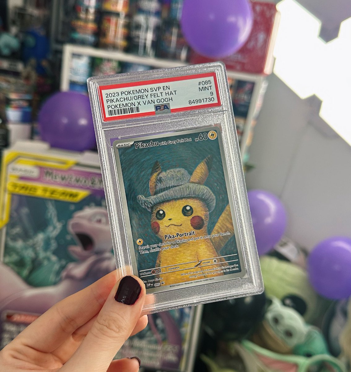 chlooeeeexo's tweet image. 🎉 GIVEAWAY!!! 🎉
🎩 VAN GOGH PSA 9 🎩

I’ve teamed up with DougsVintage on TikTok and we’re giving this away 🥵

❤️ Tag 5 friends
⚡️ Follow @chlooeeeexo
🔥 Follow Doug on TikTok!
♻️ Retweet this

Enter here: t.ly/p5Cn0 &amp;lt;—

I’m so excited for this!
Love this card ✨