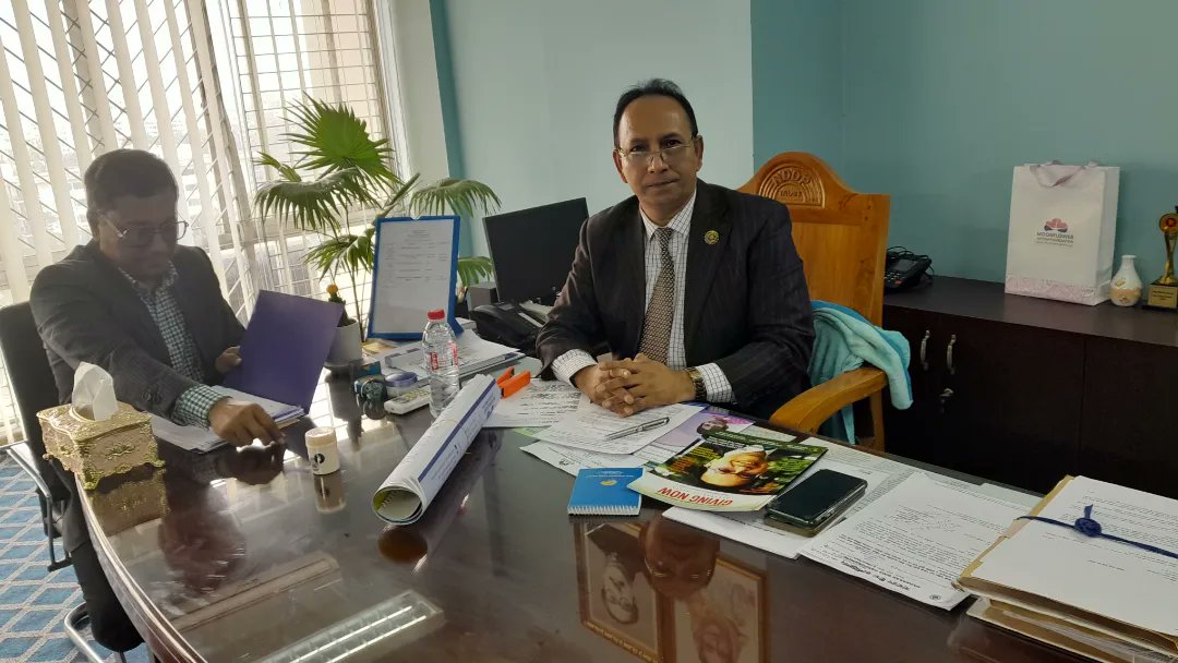 ShakilMonon's tweet photo. Special interview was held at Dhaka between the Joint Secretary of Ministry of SocialWelfare,#NDDP_Trust Mr.ShahAlam and the Managing Editor of Giving Now Magazine,  At the same time, a one-year sponsorship agreement was signed between the NDDPTrust and #GivingNowMagazine. https://t.co/l1tKgkeUgx