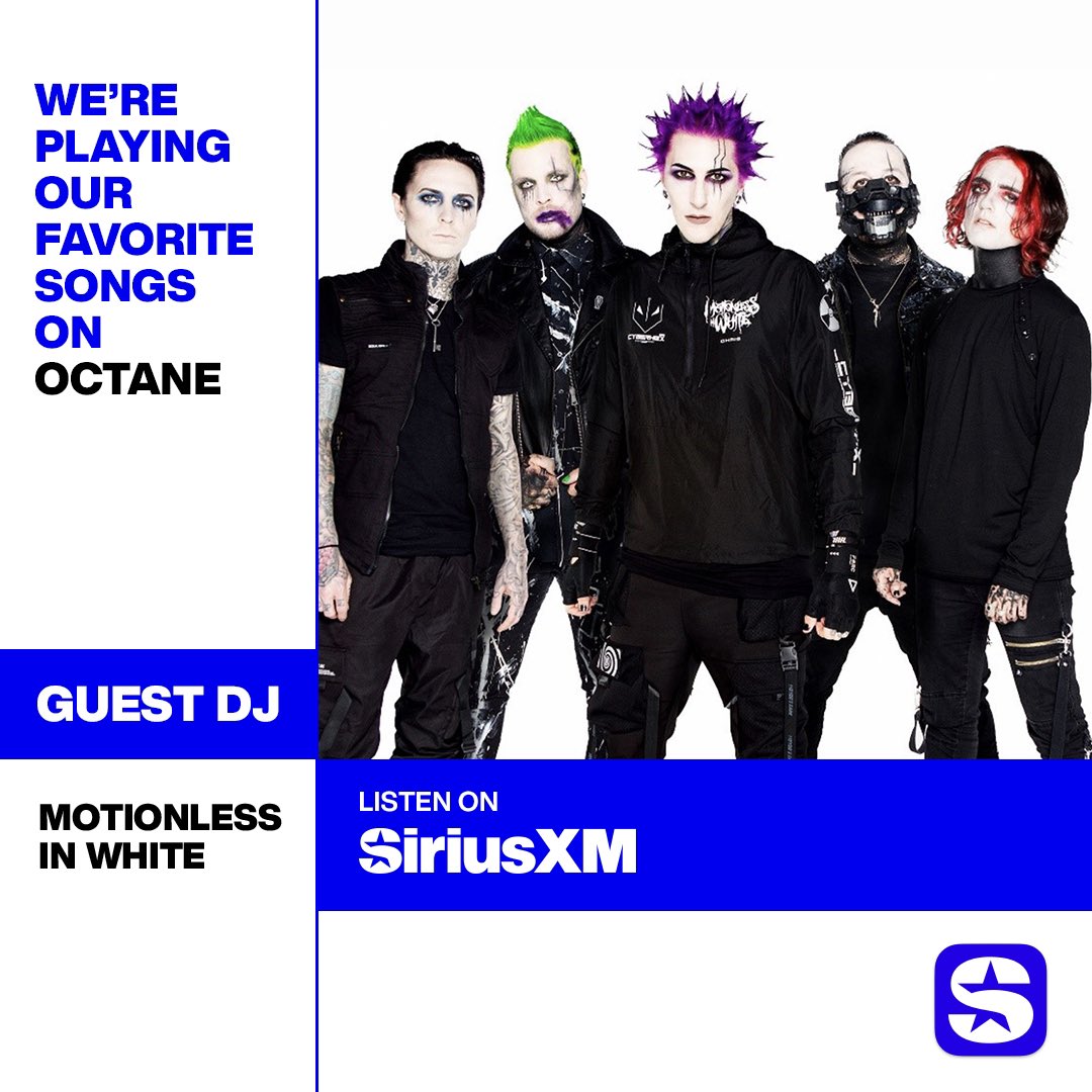 Check out Chris' newest guest DJ takeover on @SiriusXMOctane! Click the link and discover some new music to help kickoff your 2024. sxm.app.link/MotionlessInWh…