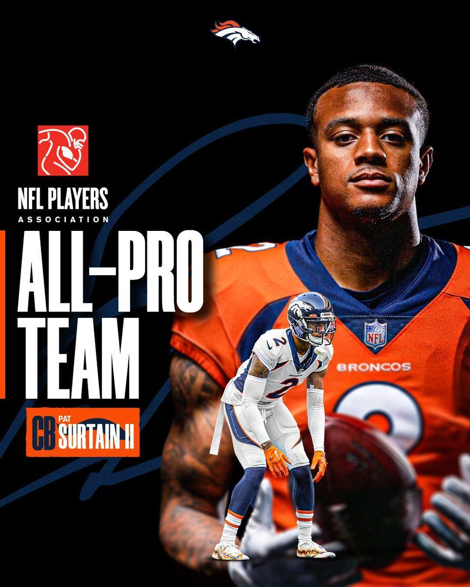🔙 to 🔙

Congratulations to <a href="/PatSurtainll/">Patrick Surtain</a> on being selected to the <a href="/NFLPA/">NFLPA</a> #PlayersAllPro team by his NFL peers for the second consecutive year!

📰 » bit.ly/3RT2Bf5