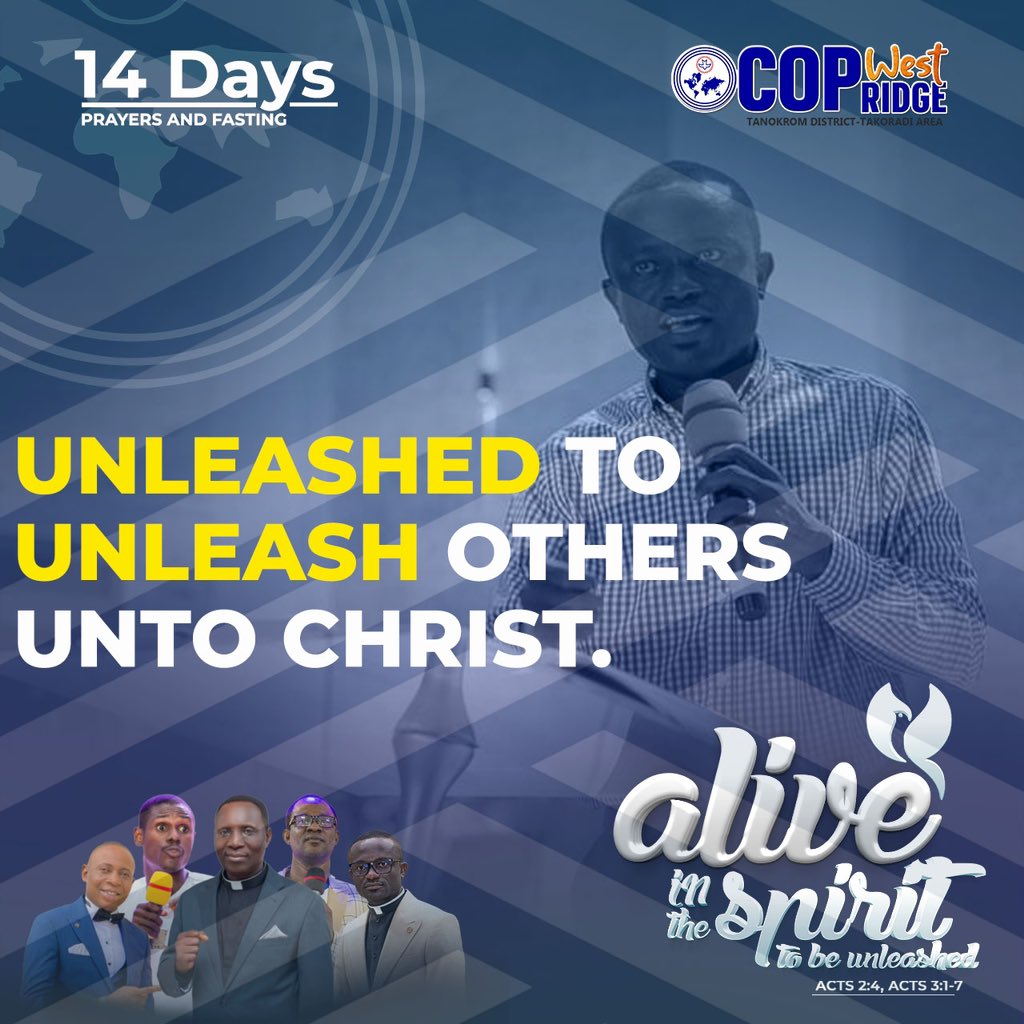 CoP_West_Ridge's tweet photo. Day 3
14 Days Fasting and Prayers https://t.co/keTiHAjI8s