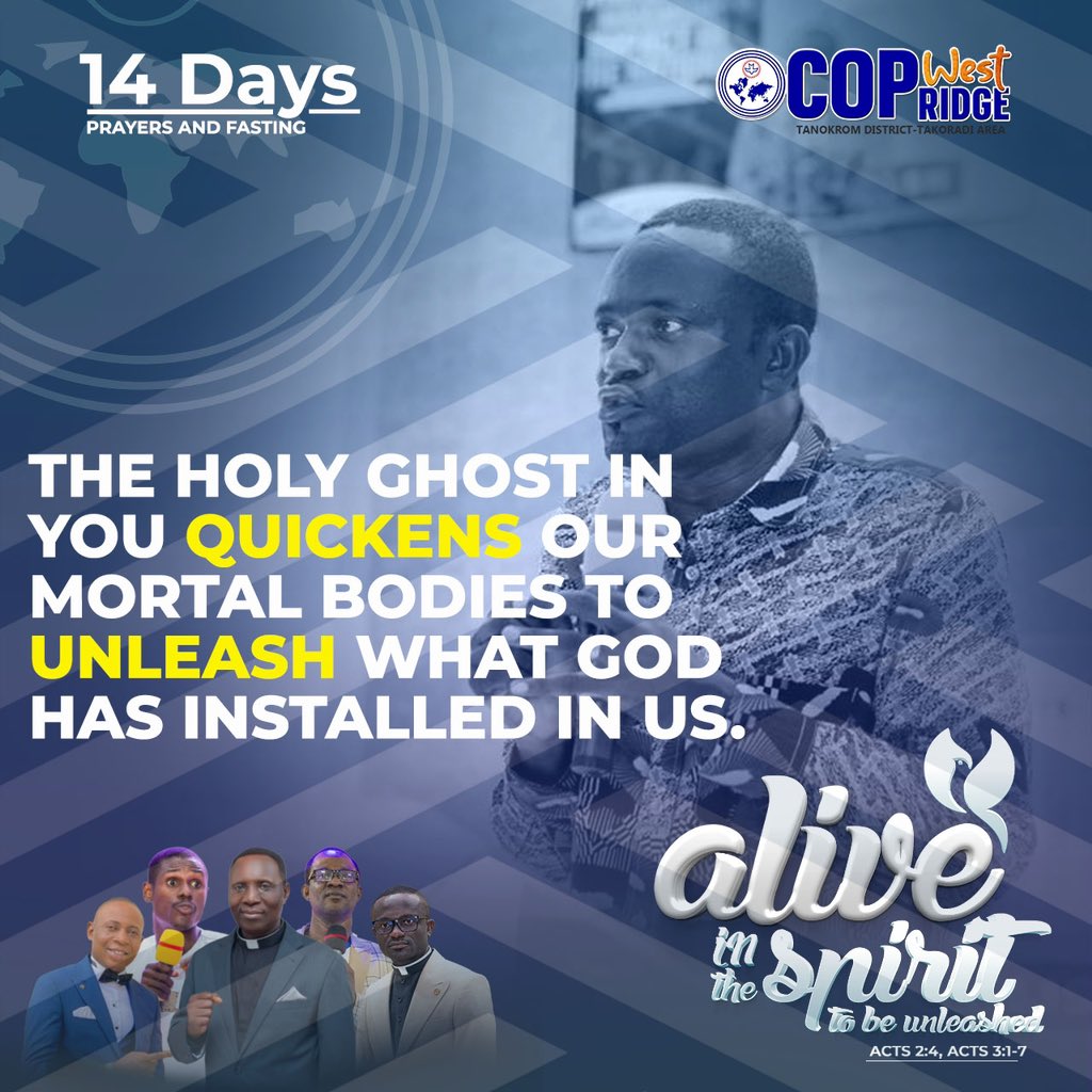 CoP_West_Ridge's tweet photo. Day 3
14 Days Fasting and Prayers https://t.co/keTiHAjI8s