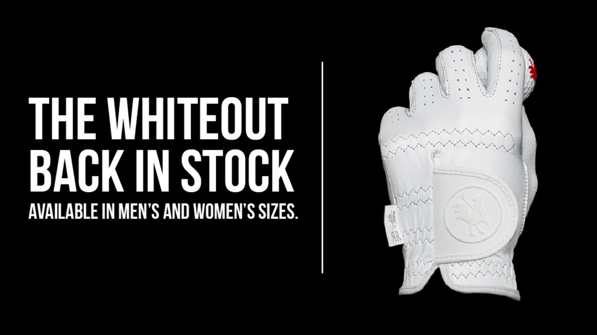 Psssst… The Whiteout Glove is Back! Now available in both women’s and men’s sizes. 🙌

🐓 redroostergolf.com/collections/me…