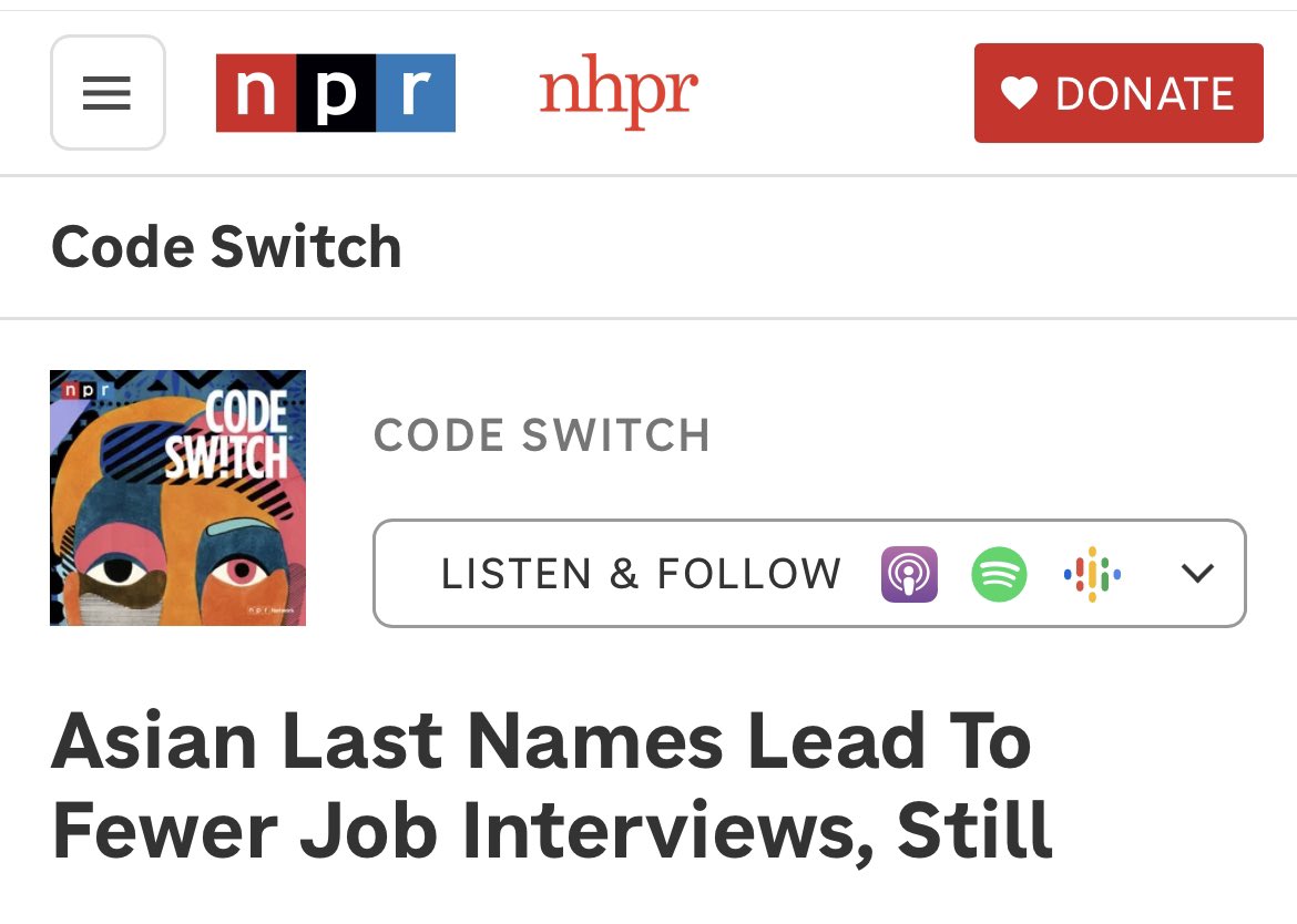 No need for you to update your resume. Your White sounding name can get you the interview.