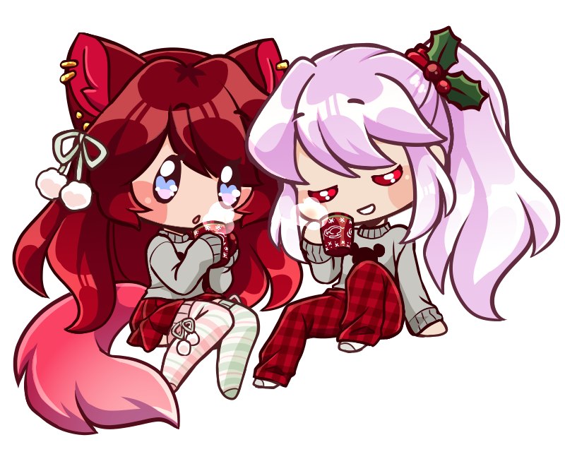 Miss_mossball's tweet photo. Today's featured commission is a chibi couple I did for @rose_sayumi <3
#christmas #chibi #chibicommission #ittybichibicommission #ittybitchibi #doodleheaven #couple https://t.co/Gk0Oikchxt