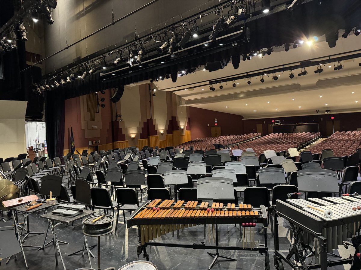 Stage  is set and ready for this weekend ! PMEA district 7 band festival - 150 students from 8 counties ! Concert is 2:30 pm and tickets are $10 at the door . 
<a href="/GoEHSMounts/">EPHRATA HS</a> <a href="/EHSMU/">Ephrata Marching</a> <a href="/GoMounts/">Ephrata Area SD</a>