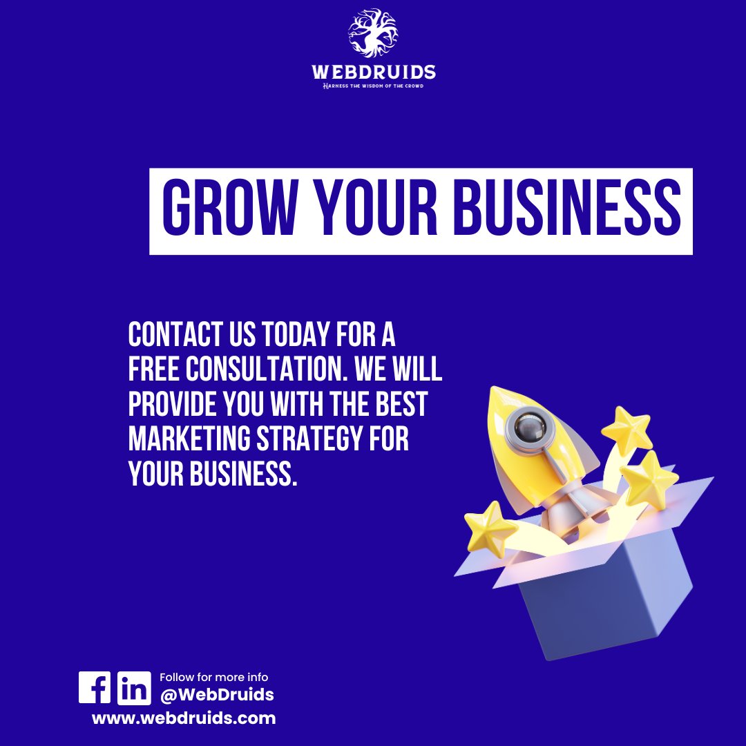 WebDruids's tweet photo. Ready to propel your business to new heights? Look no further! π·
Don't miss the chance to supercharge your business. Get in touch with us today, and let's kickstart your journey! π·π· #WebDruids #BusinessGrowth #DigitalMarketing #OnlineDominance #SuccessNavigator https://t.co/wtSBQZVmGB