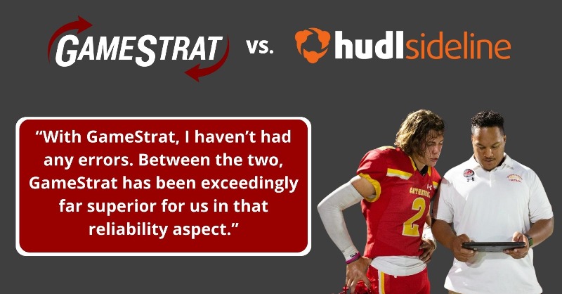GameStrat's tweet photo. "People always ask me between GameStrat and Hudl Sideline and I always say ‘𝐢𝐭𝐬 𝐧𝐨𝐭 𝐞𝐯𝐞𝐧 𝐜𝐥𝐨𝐬𝐞’ 𝐛���𝐜𝐚𝐮𝐬𝐞 𝐈 𝐮𝐬𝐞𝐝 𝐭𝐨 𝐡𝐚𝐯𝐞 𝐇𝐮𝐝𝐥 𝐒𝐢𝐝𝐞𝐥𝐢𝐧𝐞." 💯

Click below to see why more &amp; more coaches are switching to GameStrat every year 👇