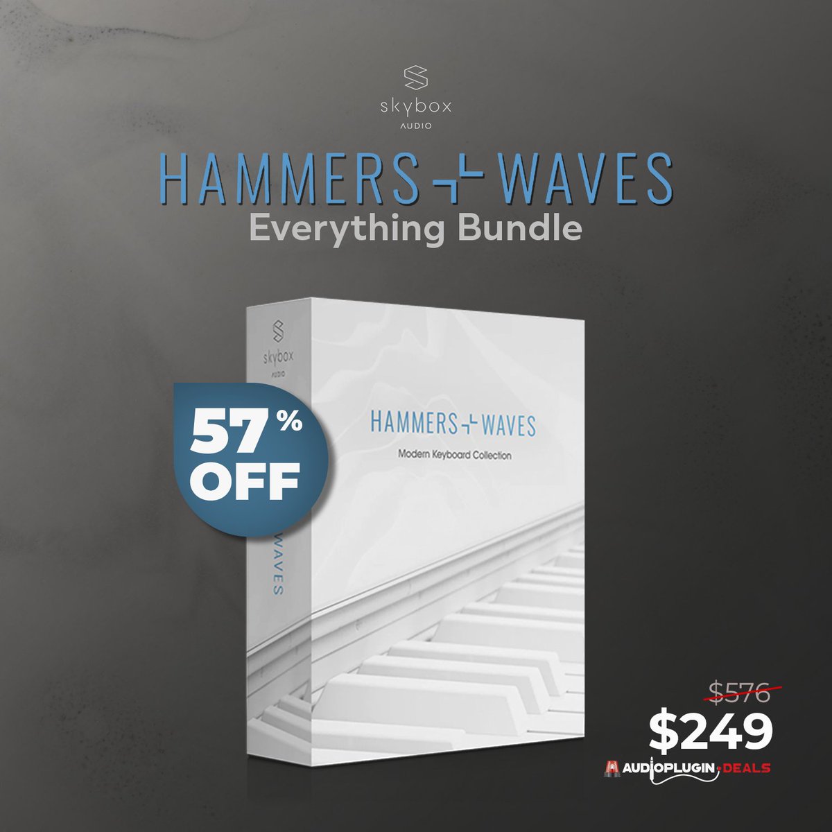 SampleSReview's tweet photo. 57% Off this amazing Hammers+Waves Everything Bundle! ๐ฅ๐https://t.co/jm3jfeiPnV
10 AWARD WINNING INSTRUMENTS
#deals #composer #sampleaudiodeals #samplelibrary #plugindeals #pluginsales #musicproduction #musicproducer #producerlife #skyboxaudio #piano #virtualinstruments https://t.co/GAkEbVLfHq