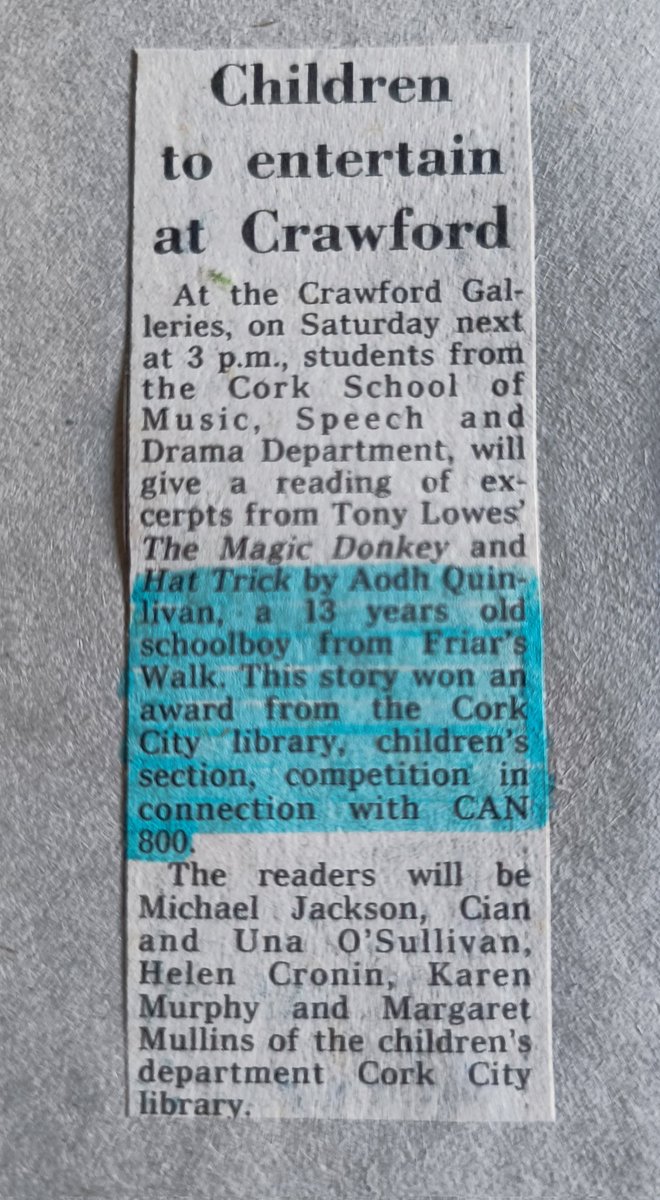 AodhQuinlivan's tweet photo. A personal highlight of 2023 was to work again with @corkcitylibrary who published #FirstCitizen, co-written with @JohnGer60. My collaborations with the library go back to the Cork 800 celebrations in 1985! #HatTrick ⚽ @UCC @UCCResearch @cllrkmac @market1788 @ESchonQuinlivan https://t.co/35RcrH97vH