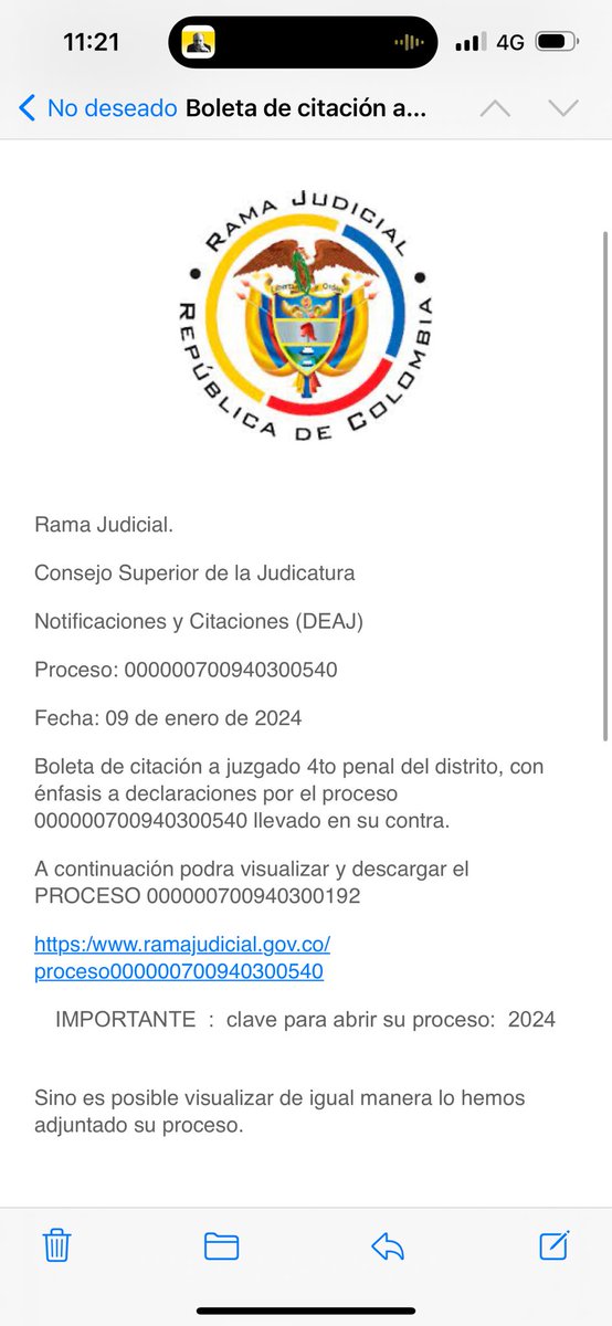 andresarango10's tweet photo. Aunque resulta evidente que es un engaño, mucha gente cae. 

Para que sus amigos o familiares no lo hagan: 

1. Número de proceso inexistente: Siempre corresponde a 21 dígitos (más la instancia o ingreso : dos más) 
2. No existen juzgados de distrito: Son municipios ⬇️ https://t.co/x4wBWdAWTp