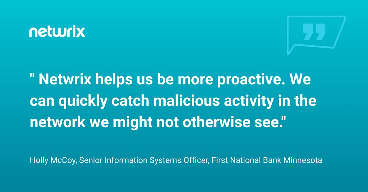 Netwrix's tweet photo. The Nation Bank Secures Sensitive Data and Rebuilds its Active Directory in 3 Weeks Instead of 6 Months!
#NetwrixSuccess #DataSecurity
Read the success story here: https://t.co/60dv145mP9 https://t.co/sMDnzZ1lMv