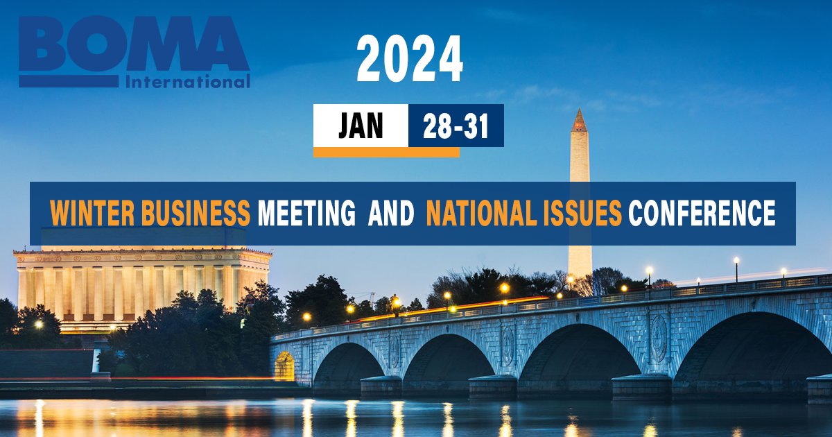 BOMA Greater Dallas on X: Join your bigger BOMA family for BOMA  International's 2024 Winter Business Meeting. Open to all BOMA members.  Don't miss this opportunity to network, get involved, and learn