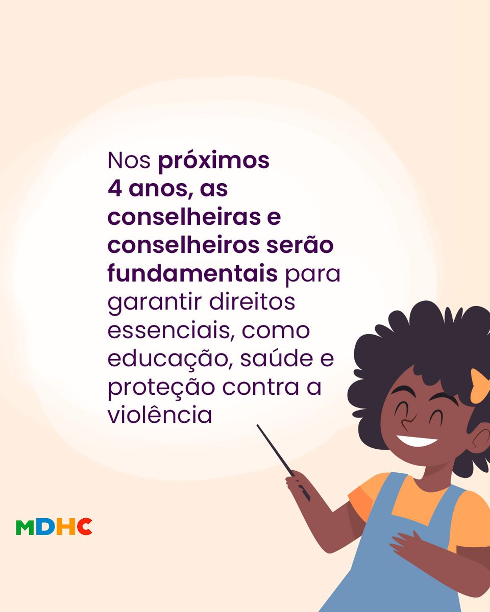 Junte-se a nós na jornada pela proteção da infância. Com conselheiros ativos, conscientização e parcerias, construímos um futuro mais seguro para nossas crianças. 🌟 #mdhc #ConselheirosTutelares