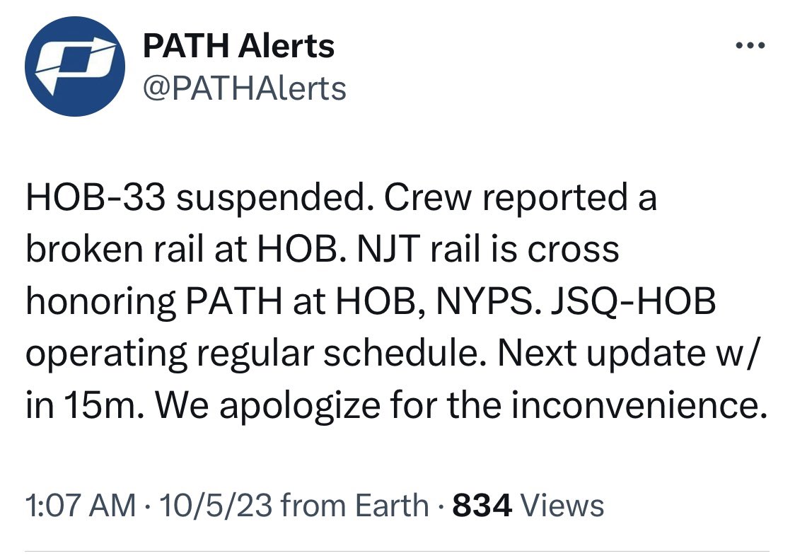 racerxnyc's tweet photo. @PATHTrain @PANYNJ shouldnt need #PathThursday feedback to realize the insufficient number of rush hour & weekend @PATHTrain’s, as well as the daily system failures, are unacceptable. @StevenFulop @GovMurphy @NYCMayor @GovKathyHochul @pathalerts @NJTPA @CommutingLarry #PathSucks #ExposePath https://t.co/ZWyVH0cBPO
