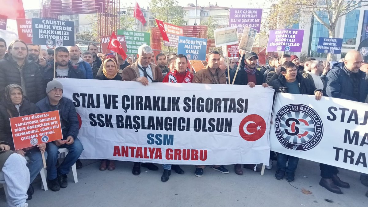 <a href="/MhpTbmmGrubu/">MHP TBMM Grubu #MHP</a> Çözüm Zamanı Geçmeden #StajyerÇırak21OcakAnkarada
Verilen sozler  tutulsun...
Haksizliga son verilsin...
#3308SayılıYasaDeğişsin 
Staj cırak fiili calismadir.
Sabah 8 aksam 6 durmadan calsitik haftanin 5 gunu bu fiili calisma degildirde  nedir...
 Staj SGK baslangici  sayilsin...