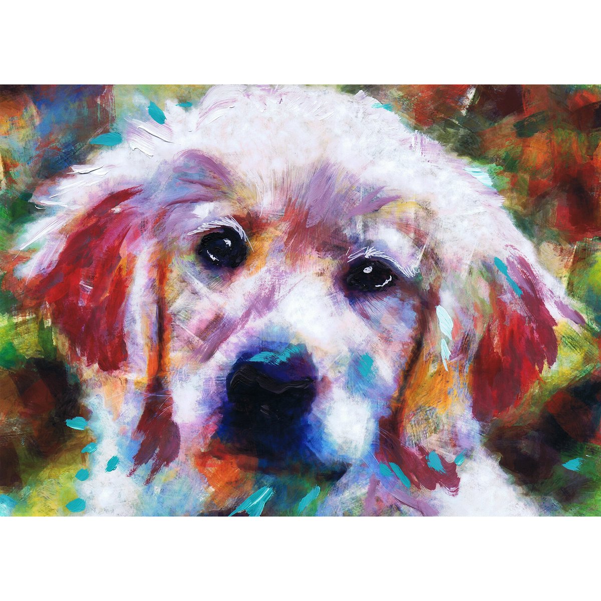OscarJetson's tweet photo. Labrador Art Print Portrait Cute Colourful Yellow White Labrador Retriever Dog Pet Owner Artistic Poster Dog Lover Gift Idea by Oscar Jetson https://t.co/B8Hr836uOe #DogFishArtCo #Etsy #LabradorGift https://t.co/7Ch2L9787e