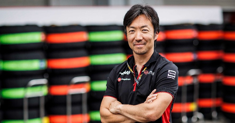 HaasF1Team's tweet photo. MoneyGram Haas F1 Team has appointed Ayao Komatsu as its new Team Principal with Guenther Steiner departing the organization.

#HaasF1