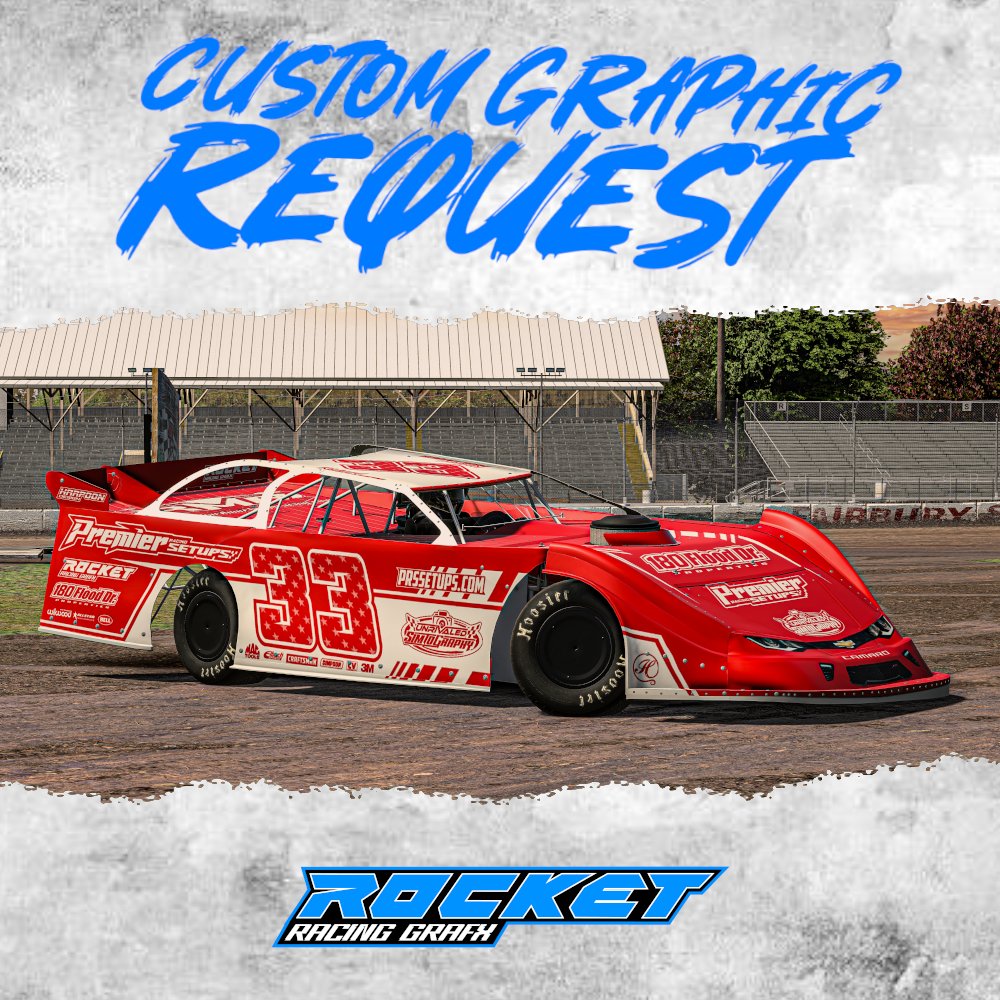 PRSsetups's tweet photo. π₯CUSTOM GRAPHIC REQUESTπ₯
Need a graphic like this one? Our partners at Rocket Racing Grafx are here to help!
Get the graphics you need π https://t.co/OrLdrPaD2F
#TheNewStandard
https://t.co/caj8ponJbM
#iRacing #iRacingSetups #iRacingSetupShop #SimRacing #SetupShop https://t.co/O81rkhHRIq
