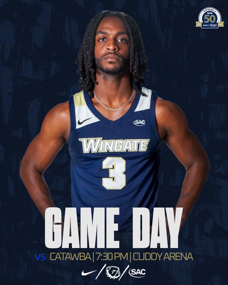 WingateMBB's tweet photo. Gameday today vs Catawba in Cuddy!!! 7:30pm!! If you canโt make it out check us out on @FloHoops #OneDog #FloHoops #WEUโฐโฐโฐโฐ https://t.co/rC0wZSycOi